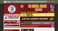 Desktop Screenshot of cbalcobendas.org