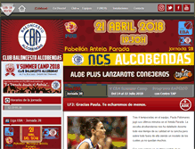 Tablet Screenshot of cbalcobendas.org